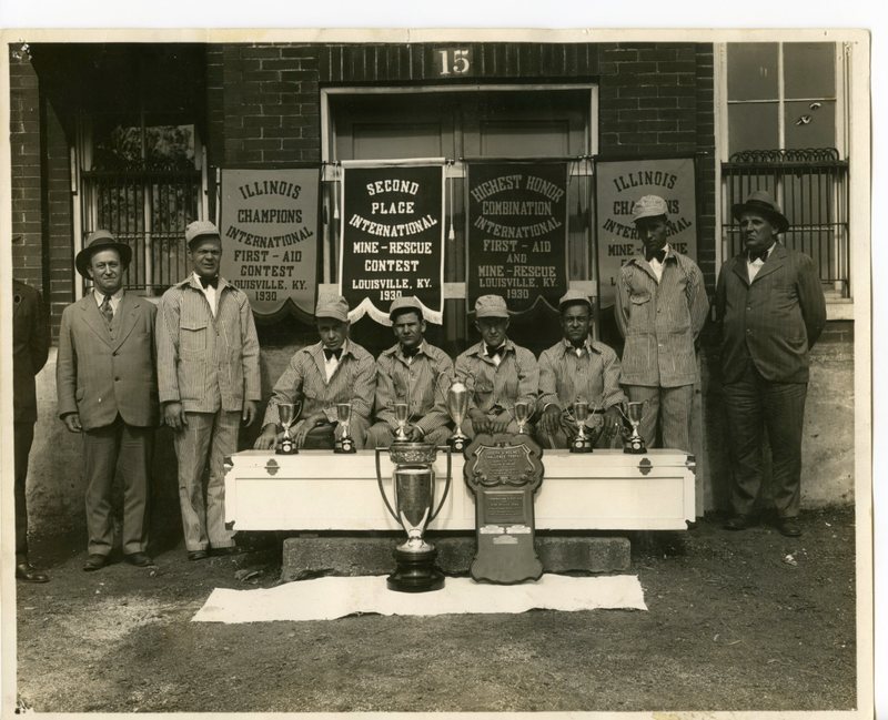 Glen Carbon Coal Miners Rescue Squad 1930 Louisville, KY competition winners