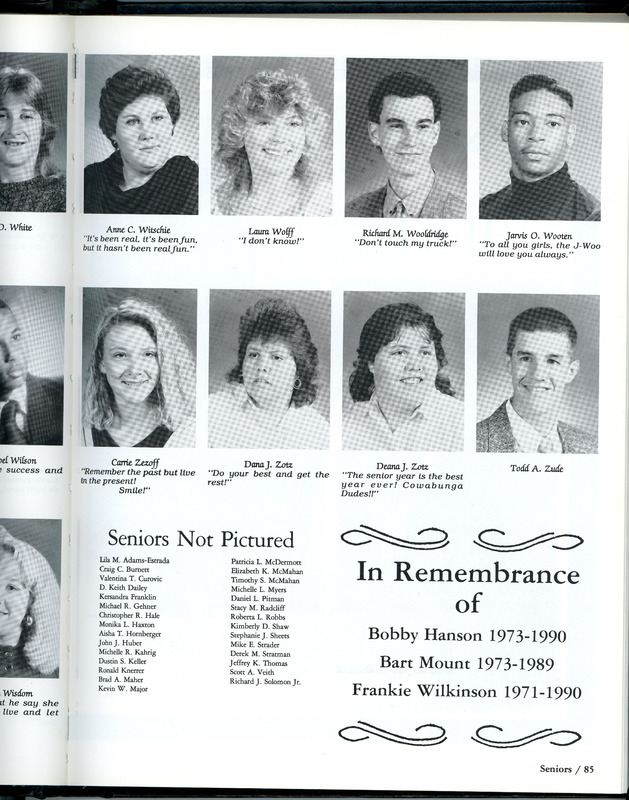 1991 Edwardsville High School Yearbook