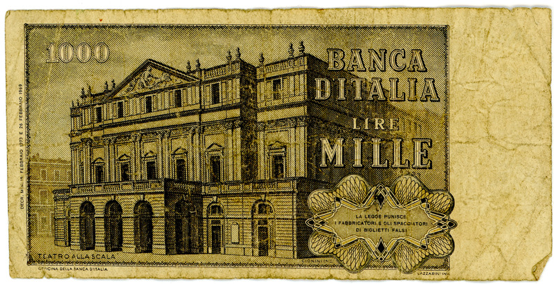 1969-1975 Italian Lira