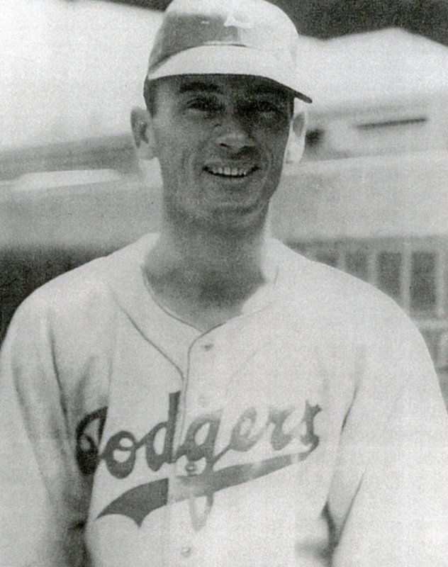 1948-1949 Dwain Sloat in Brooklyn Dodgers Uniform