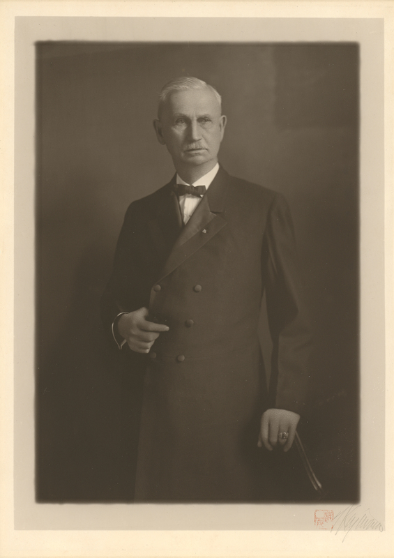 Wilbur Clay Hadley in 1921, Founder and President of The State Bank of Collinsville