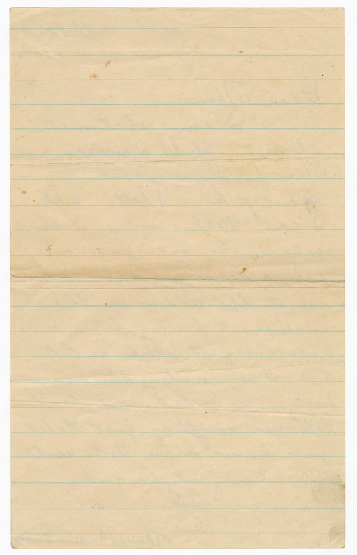 1942 Letter from Thomas Eugene Davis to Mom