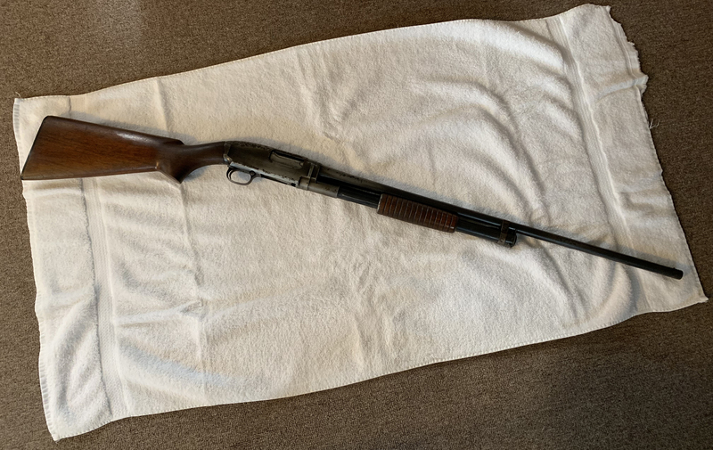 1940 Winchester Model 1912 Shotgun
