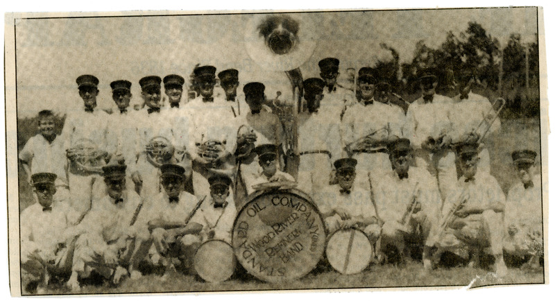 1920s Formal Band Photograph of Standard Oil Company Band