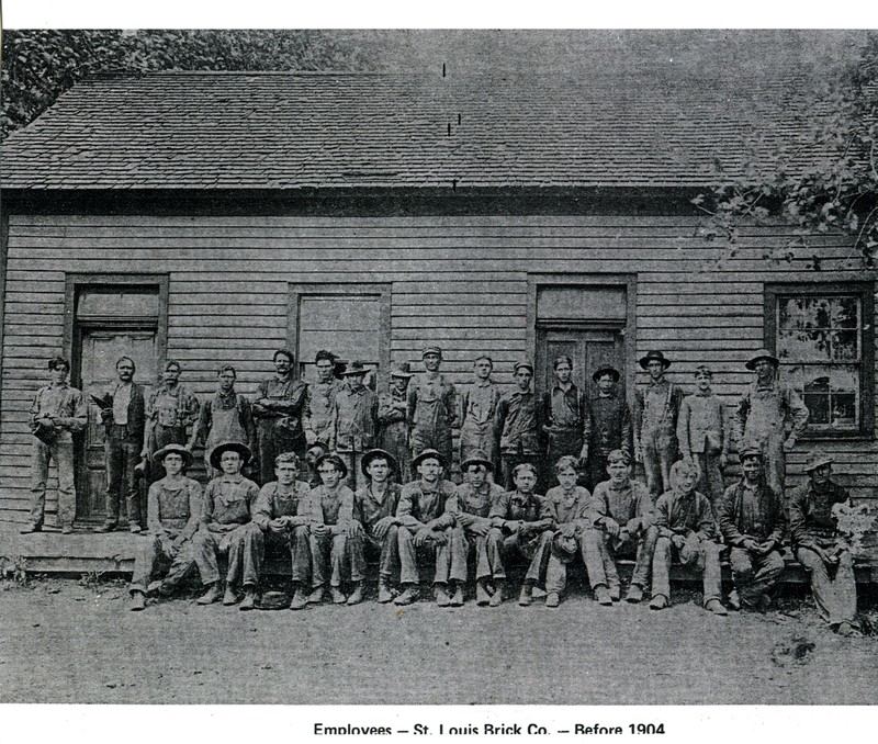 Employees of the St. Louis Brick Company before 1904 