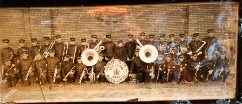 1950s Standard Oil Company Red Crown Band Photograph