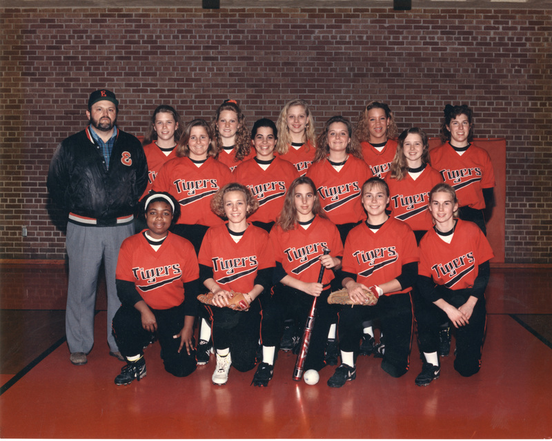 Photograph of the 1994 Women's Tiger Softball Team
