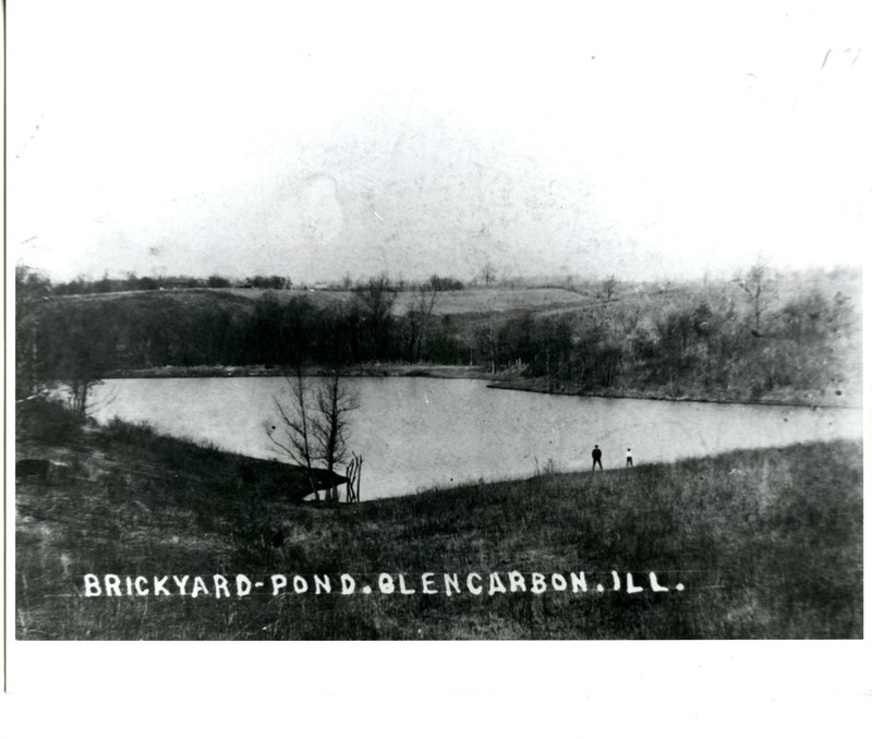 Postcard of the Brick Yard Pond in Glen Carbon 