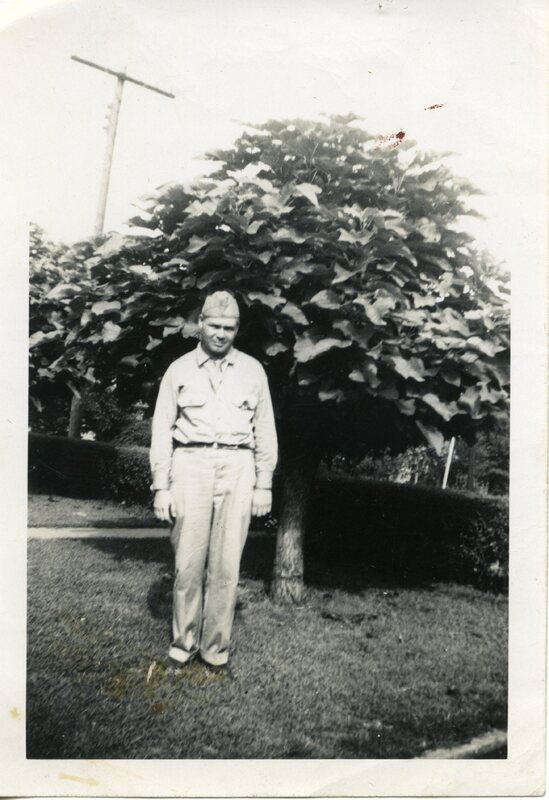 1940s Photograph of World War II Veteran and Glen Carbon Resident Anthony Poneta