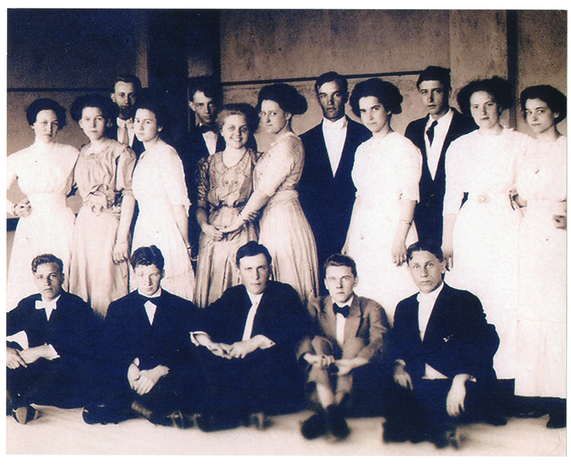 Edwardsville High School Graduation, Class of 1910 