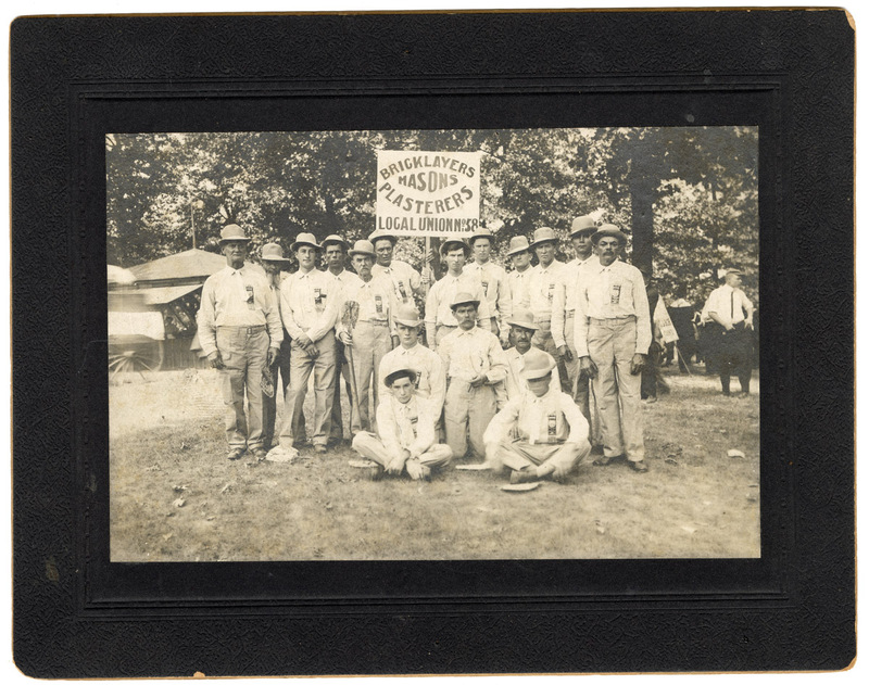 Photograph of the Bricklayers Masons Plasterers Local Union No 58