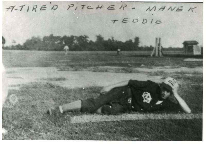 Maryville Baseball Pitcher Laying on Field