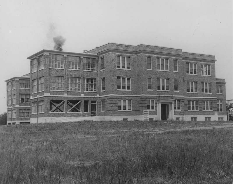 1926  Madison County Tuberculosis Sanitarium in Edwardsville after Mine Subsidence
