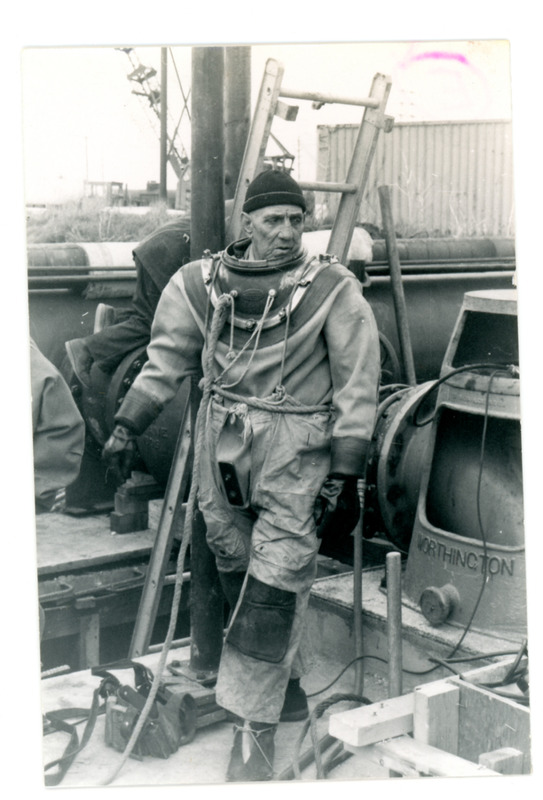 1967 Diver in Diving Suit at Spray Pond