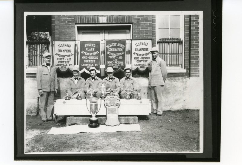 Coal Miners Rescue Squad 1930 Louisville, KY competition winners.  