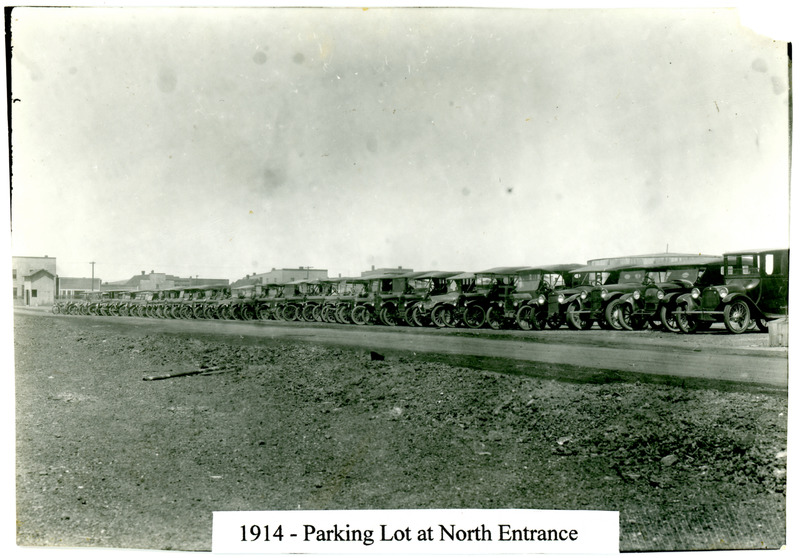 1914 Parking Lot North Entrance Photograph 