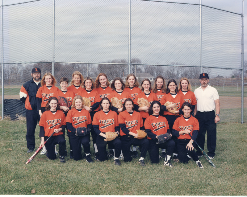 Photograph of the 1997 Women's Tiger Softball Team