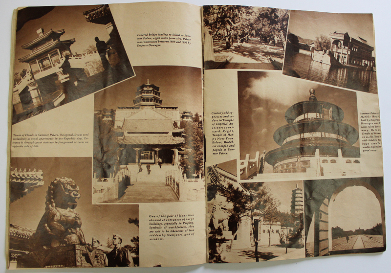 North China Pictorial Book given to Americans Stationed in China Following World War II