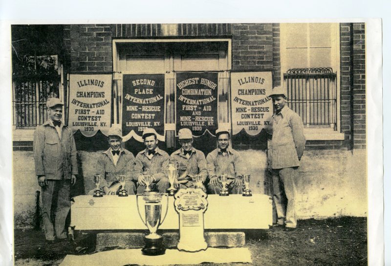 Coal Miners Rescue Squad 1930 Louisville, KY competition winners.  