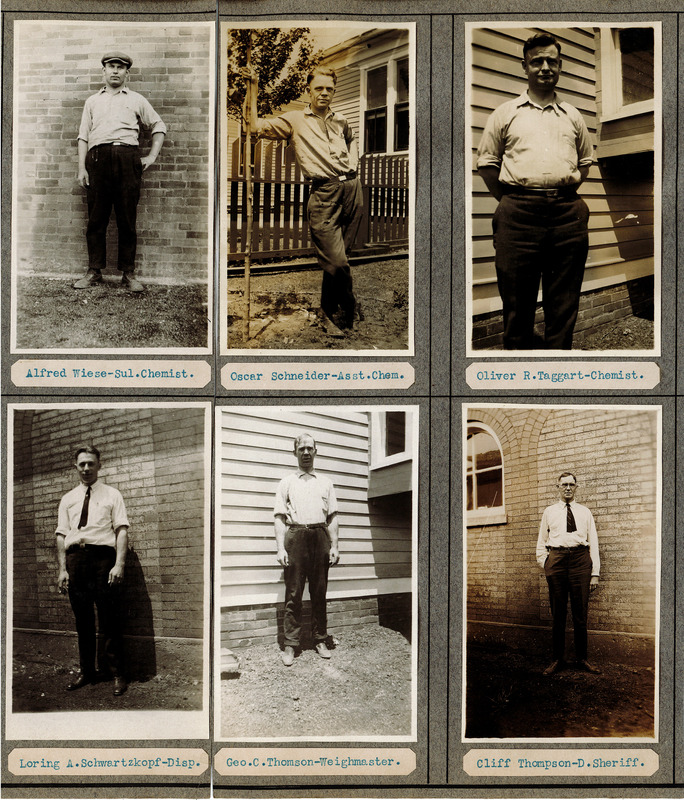 Employee Photos from the St. Louis Smelting and Refining Co.