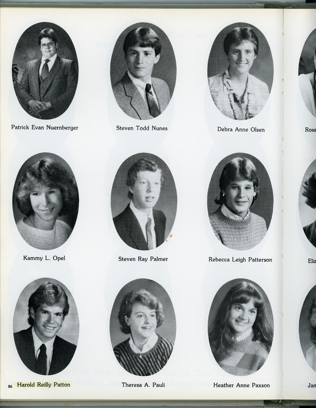 1985-1986 Edwardsville High School Yearbook