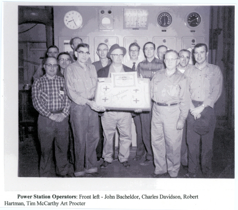 Paper Print of Power Station Operators at Standard Oil 