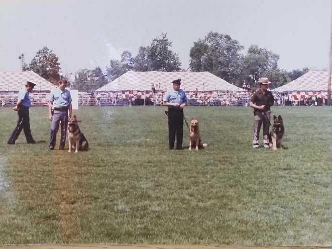 1984 Annual K-9 Competition, with Police Officers and Dogs from Madison County