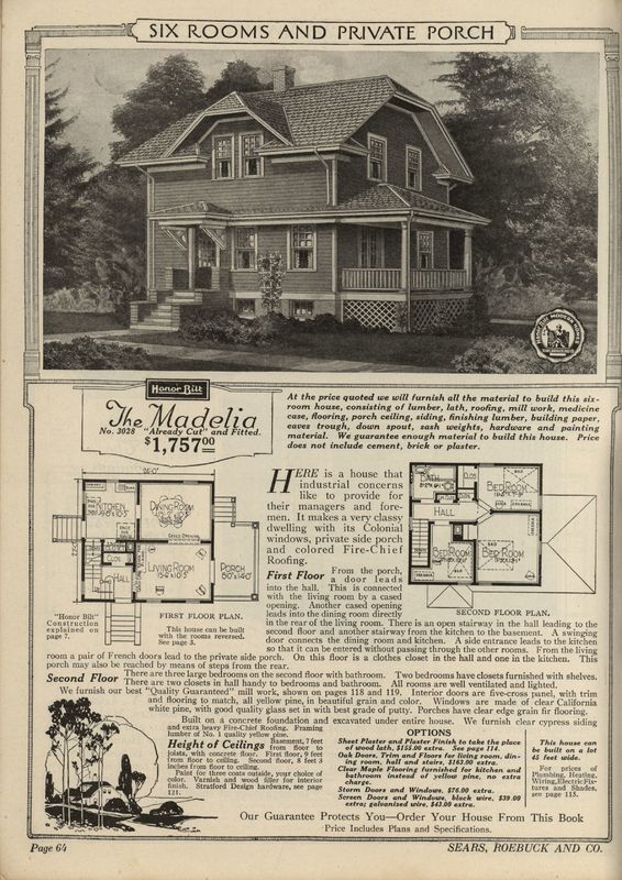1921 Madelia Catalog Listing