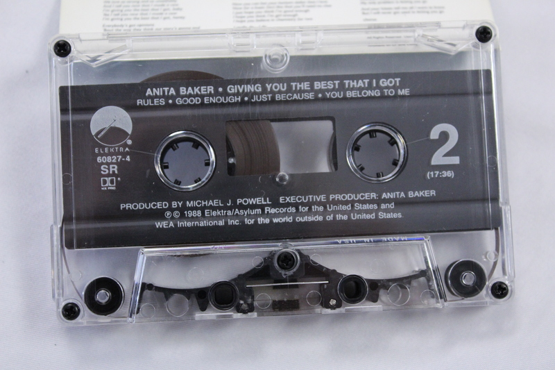 1988 Anita Baker-'Giving You the Best That I Got' Cassette Tape