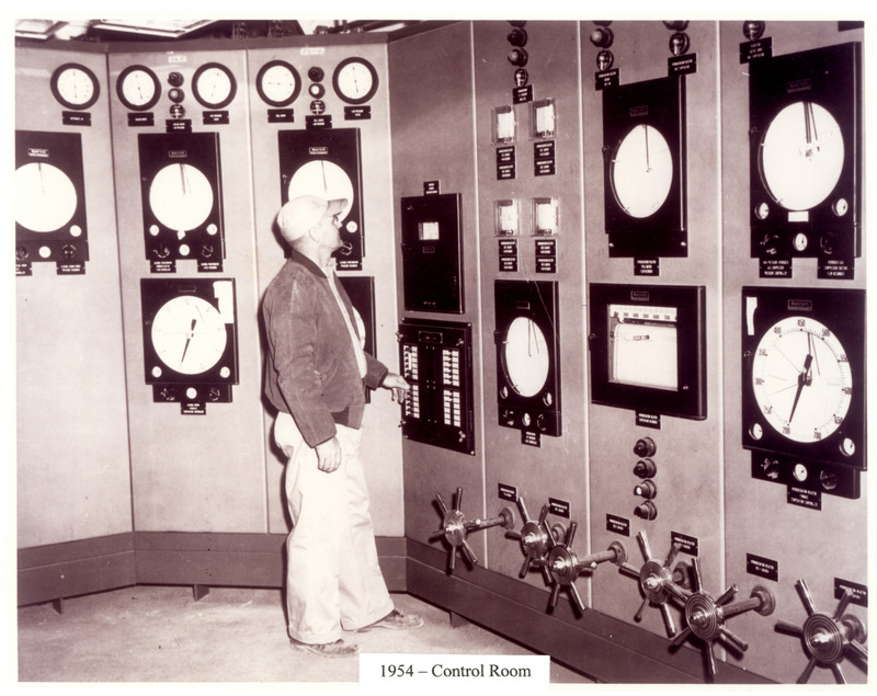 1954 Control Room Photograph 