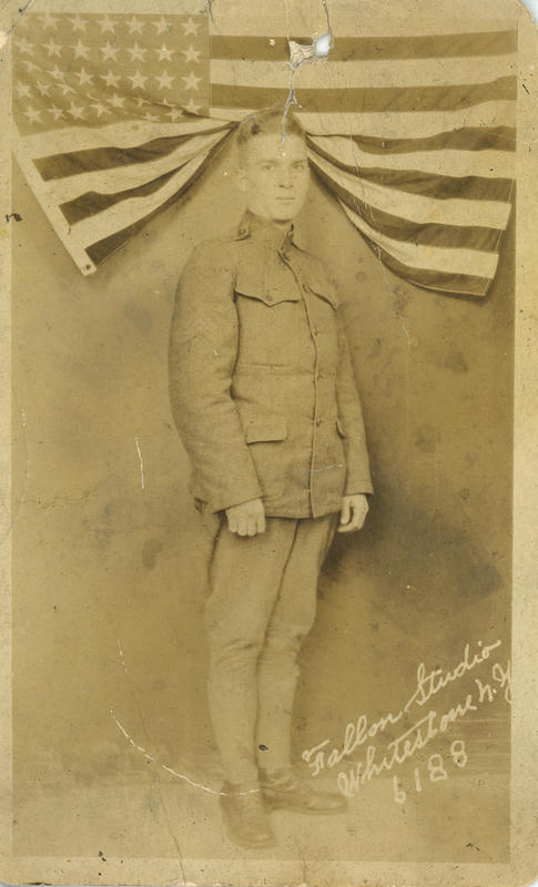 Albert "Peck" Bieser in his World War I U.S. Army Uniform