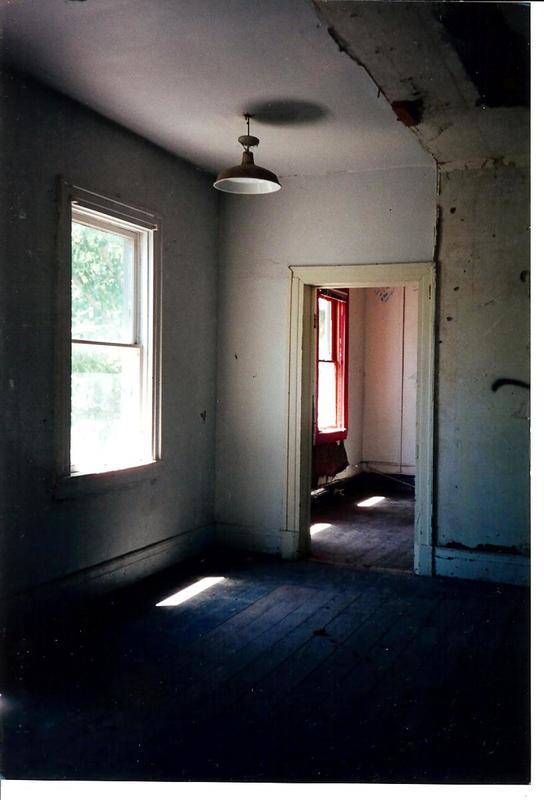 Interior of the Stephenson House during resoration in the early 2000s
