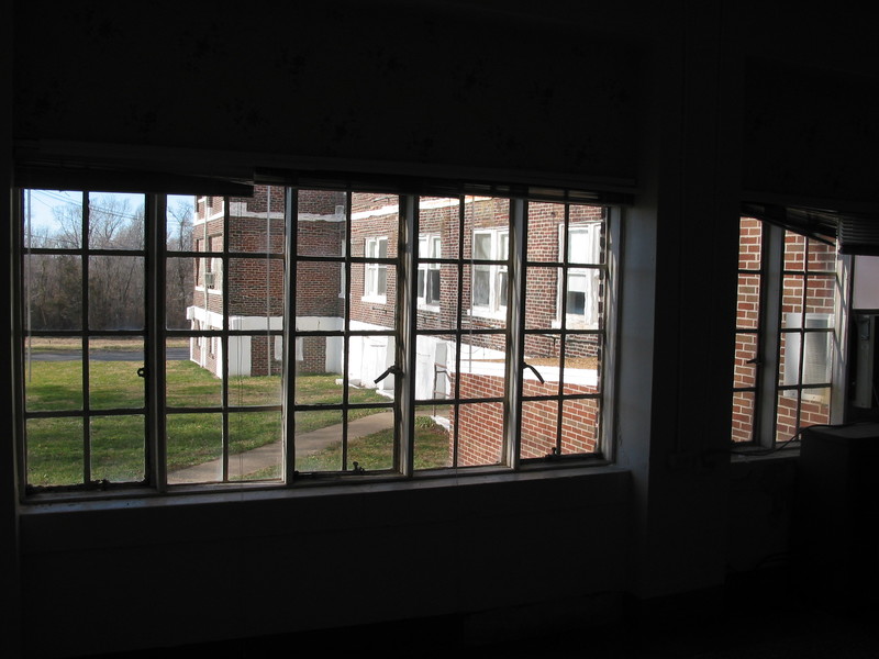 2002 Photograph from the Inside of the Madison County Nursing Home Looking Out 