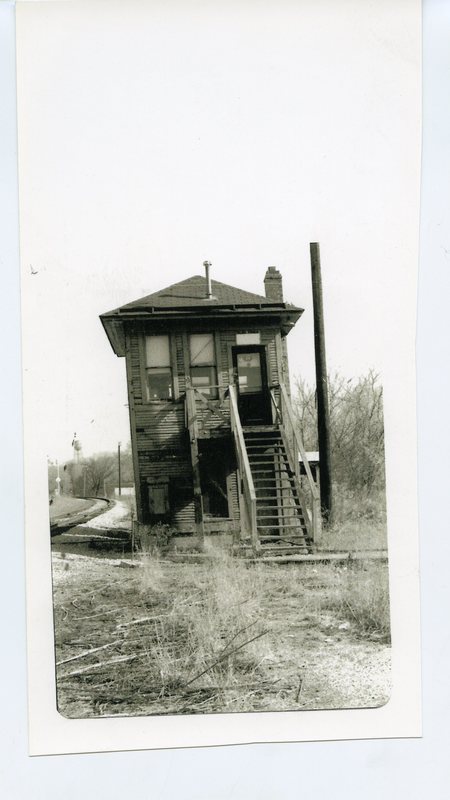 View of the Entrance of the Glen Carbon Railroad Tower House 