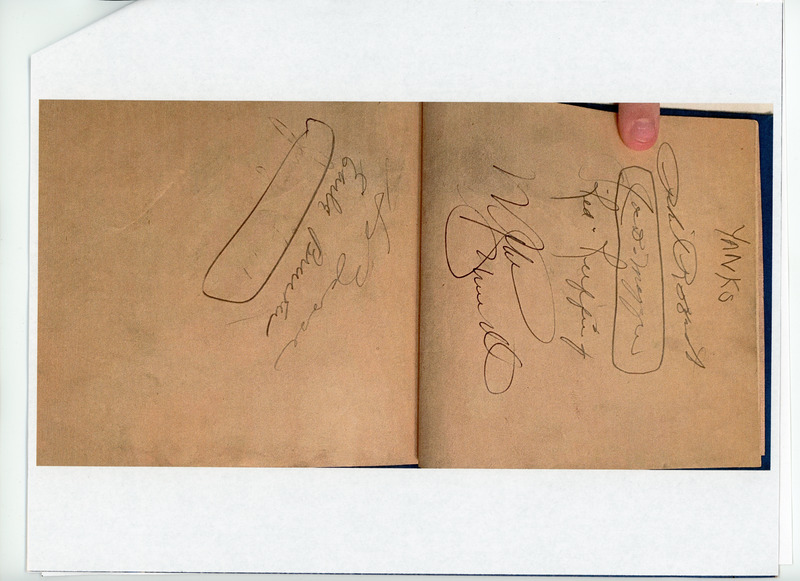 1930-1950 Autograph Book Signed by Joe Dimaggio 