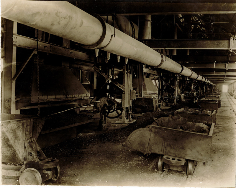 Interior of the St. Louis Smelting and Refining Co. in Collinsville circa 1910s