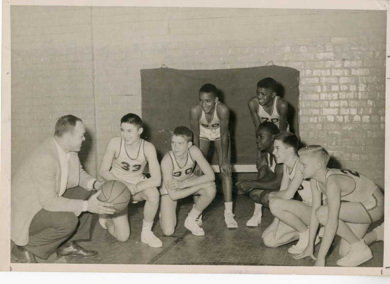 1948 Edwardsville High School  Basketball Team Photo