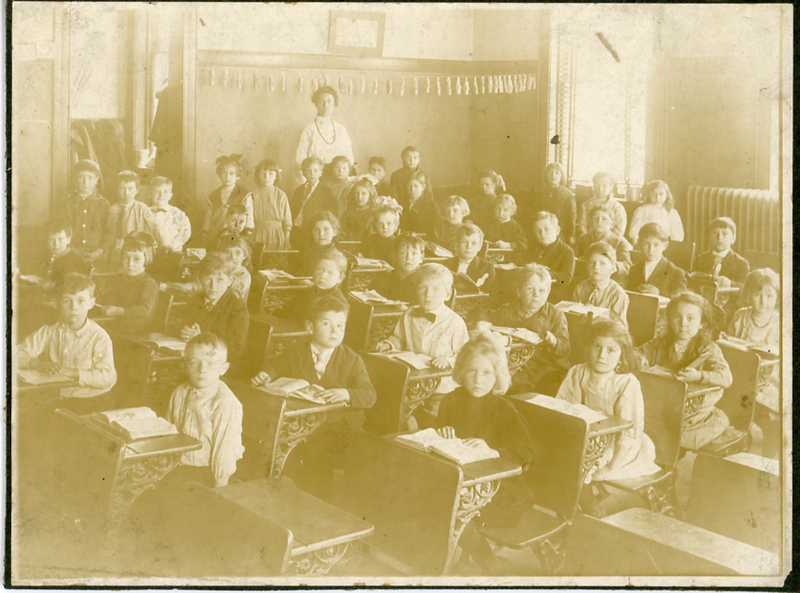 Miss Mary Morris' Class at McKinley School in Collinsville, circa 1911