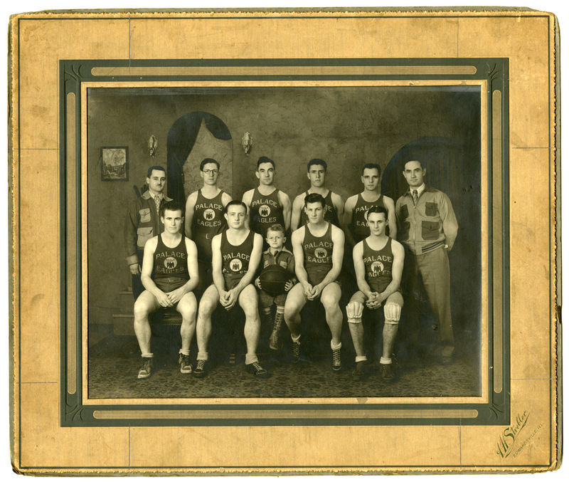 Photograph of The "Palace Eagles" Basketball Team