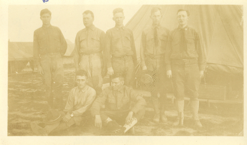 Group at Camp Dix, NJ during WWI