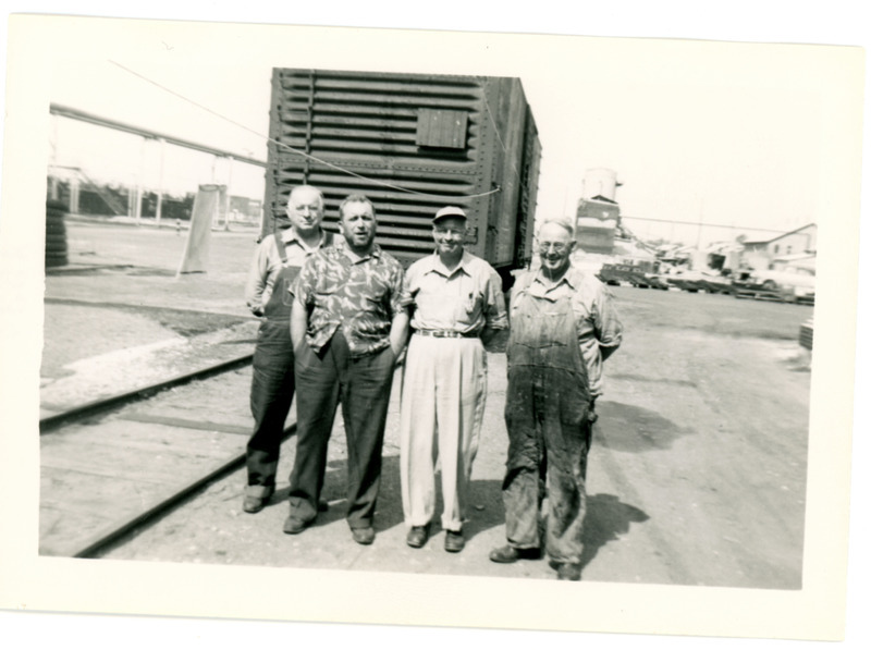 1952 Four Men Posing for Photograph During Standard Oil Strike 