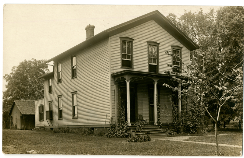 Photograph of the home of E.W. Mudge, Circa 1885 - 1932
