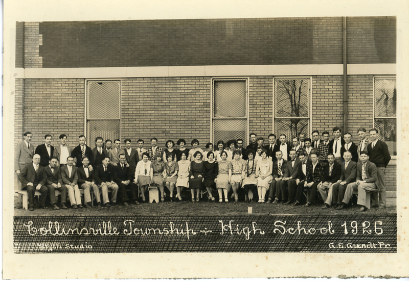 Students of Collinsville Township High School in 1926