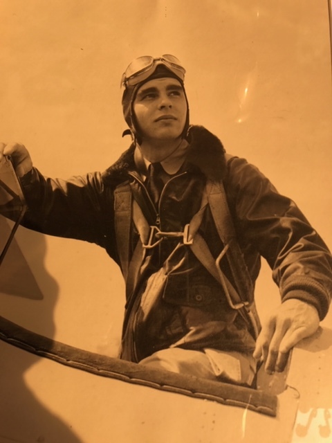 World War II Pilot Hank Mayhall Jr. in 1943