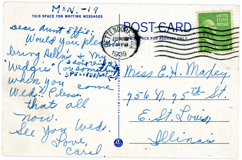 Stamped Postcard Standard Oil Office 