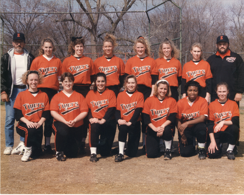 Photograph of the 1993 Women's Tiger Softball Team