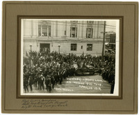 1919 Photograph of People Celebrating the Victory Liberty Loan in Edwardsville, Illinois