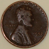 1952 Lincoln Wheat Penny