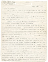 June 7, 1944, letter from Samuel J. Alben to &quot;Mom and Davis&quot;