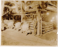 Worker Inside the St. Louis Smelting and Refining Co. circa 1910s